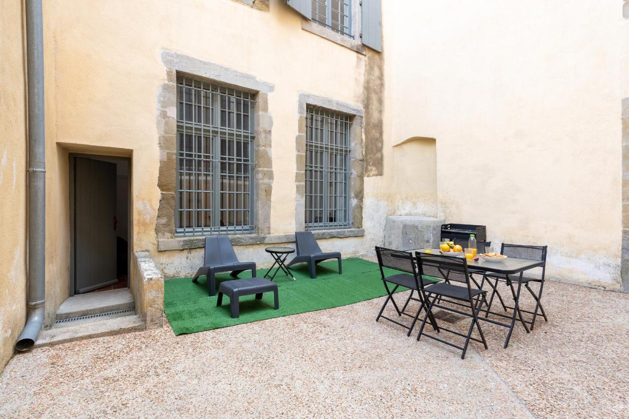 Superbe Appartement Avec Cour Dans La Bastide Carcassonne Dış mekan fotoğraf